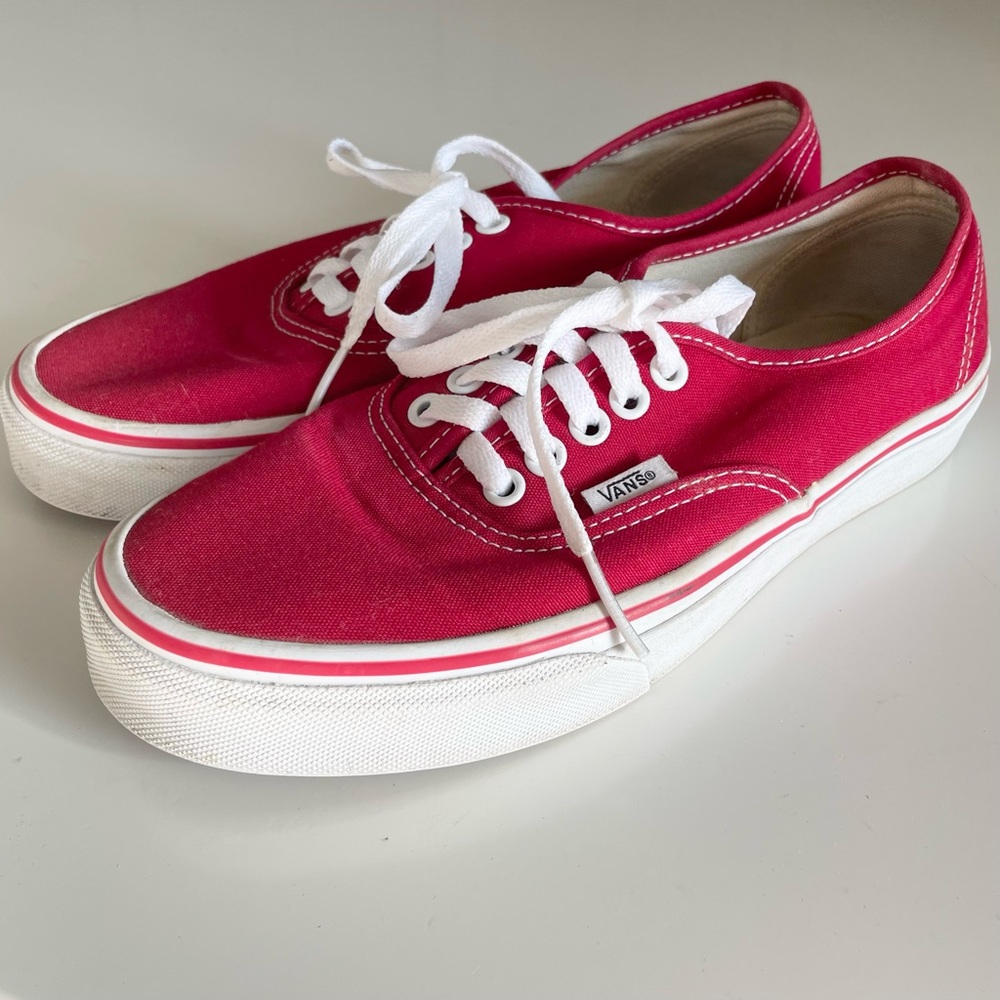 Vans Authentic men’s red sneakers